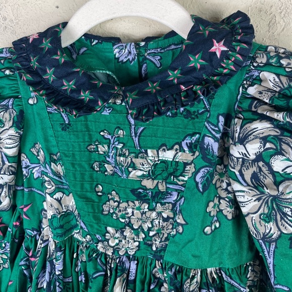 Vintage Mousefeathers Girls Floral Star Dress Toddler Size 4T - Picture 3 of 8